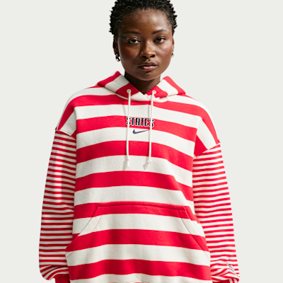 USMNT Phoenix Fleece Women's Nike Soccer Oversized Pullover Hoodie